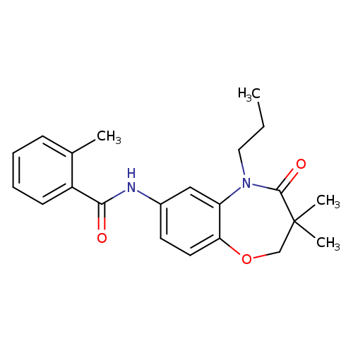 N-(3,3-dimethyl-4-oxo-5-propyl-2,3,4,5-tetrahydro-1,5-benzoxazepin-7-yl)-2-methylbenzamide