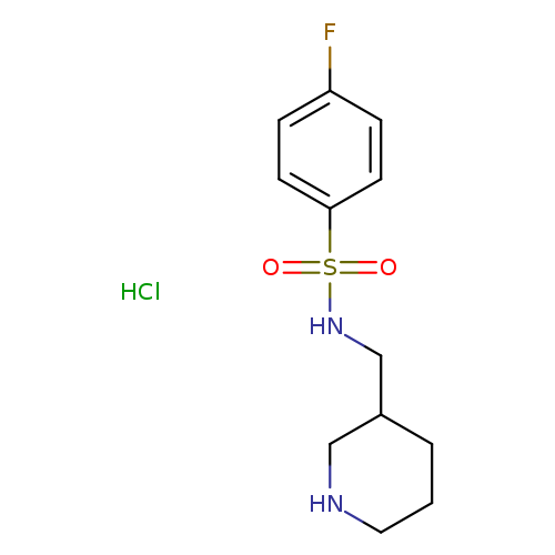 4-Fluoro-N-piperidin-3-ylmethyl-benzenesulfonamide hydrochloride