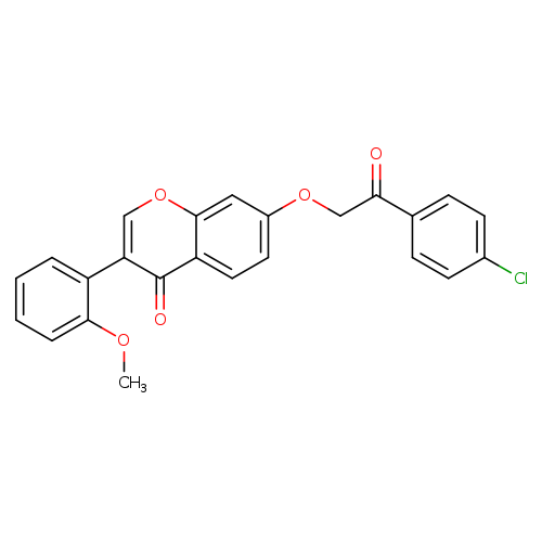 7-[2-(4-chlorophenyl)-2-oxoethoxy]-3-(2-methoxyphenyl)-4H-chromen-4-one