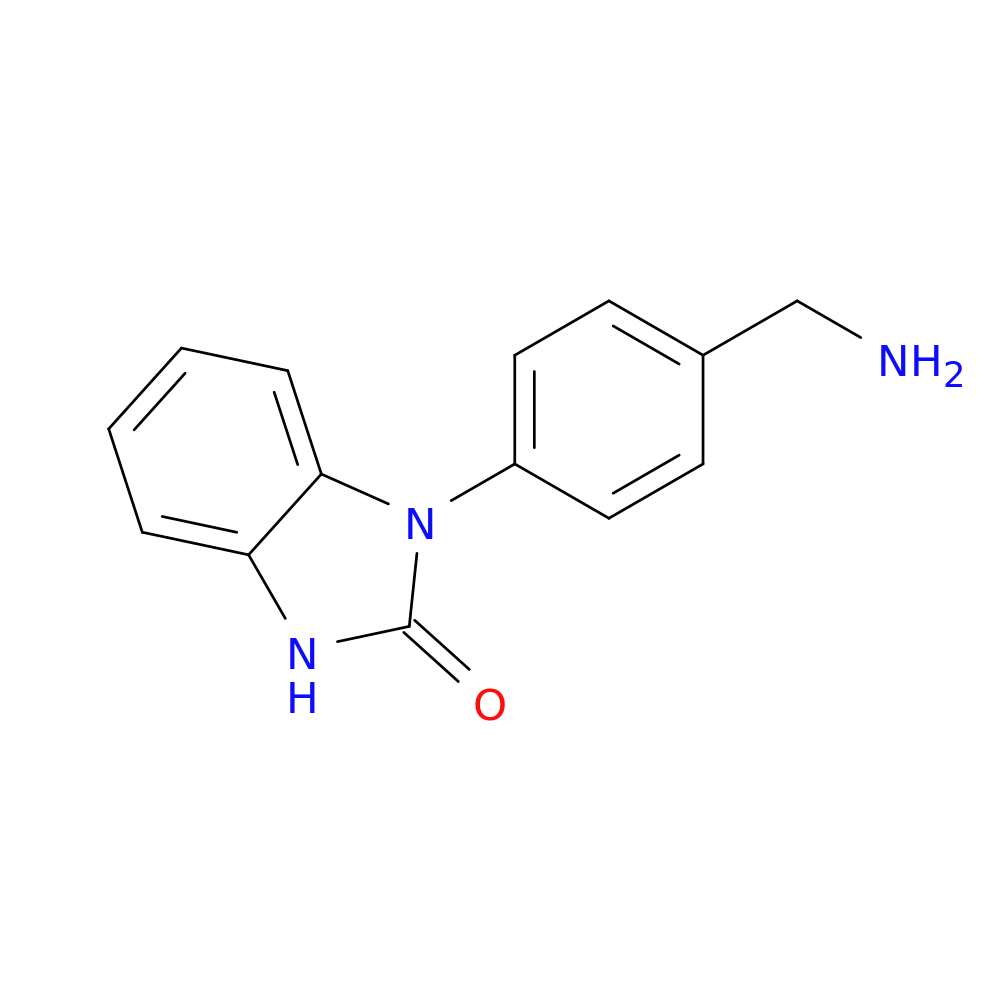 1-[4-(aminomethyl)phenyl]-2,3-dihydro-1H-1,3-benzodiazol-2-one