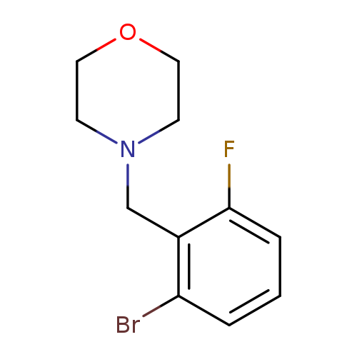 1-Bromo-3-fluoro-2-(morpholinomethyl)benzene