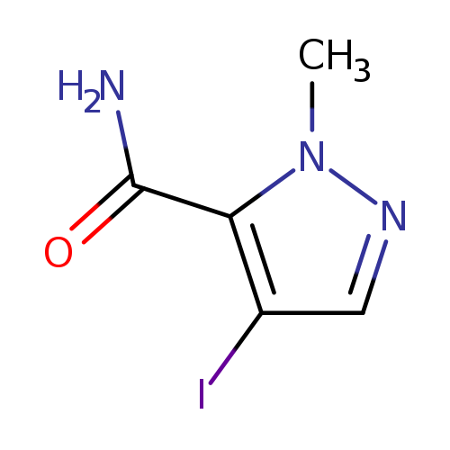 4-Iodo-2-methylpyrazole-3-carboxamide