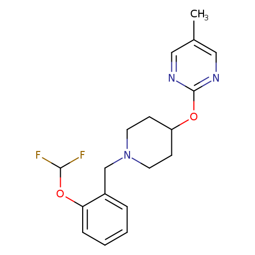 2-[(1-{[2-(difluoromethoxy)phenyl]methyl}piperidin-4-yl)oxy]-5-methylpyrimidine