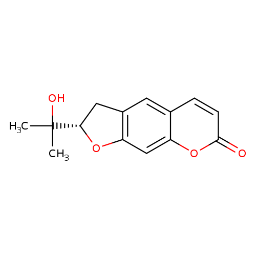 7H-Furo[3,2-g][1]benzopyran-7-one, 2,3-dihydro-2-(1-hydroxy-1-methylethyl)-, (2S)-