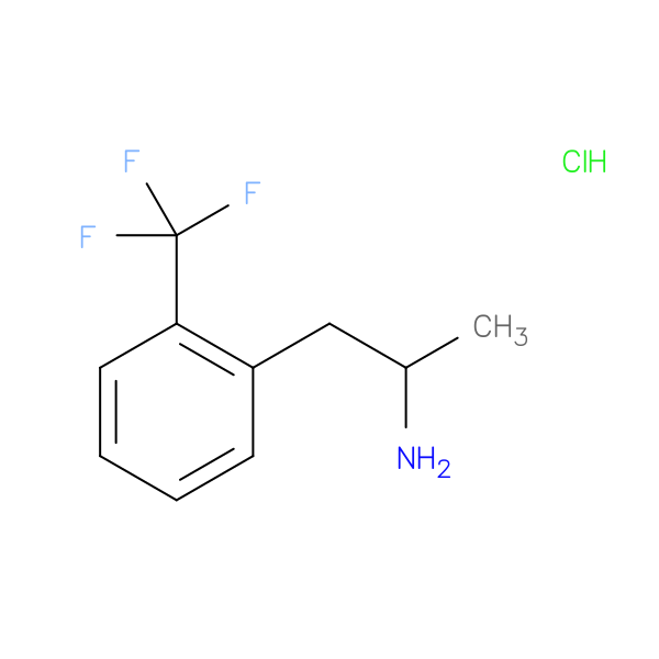 1-[2-(trifluoromethyl)phenyl]propan-2-amine hydrochloride