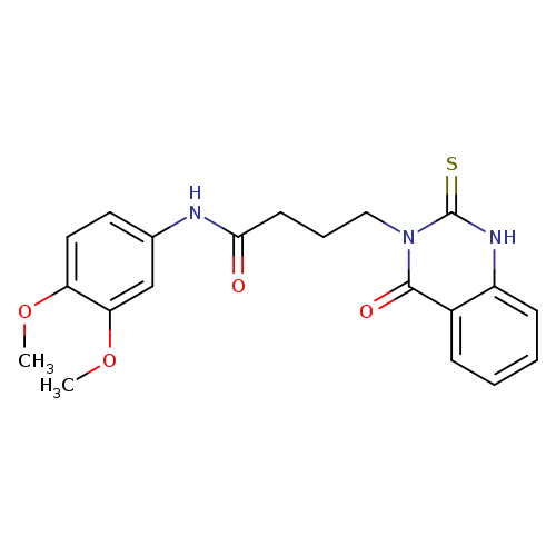 N-(3,4-dimethoxyphenyl)-4-(4-oxo-2-sulfanylidene-1,2,3,4-tetrahydroquinazolin-3-yl)butanamide