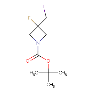 1-Boc-3-iodomethyl-3-fluoroazetidine