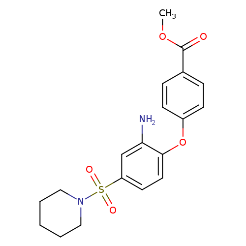 methyl 4-[2-amino-4-(piperidine-1-sulfonyl)phenoxy]benzoate