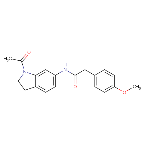 N-(1-acetyl-2,3-dihydro-1H-indol-6-yl)-2-(4-methoxyphenyl)acetamide