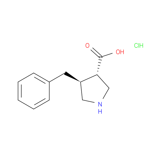 (3S,4S)-4-benzylpyrrolidine-3-carboxylic acid hydrochloride