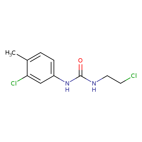 1-(3-chloro-4-methylphenyl)-3-(2-chloroethyl)urea