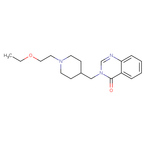3-{[1-(2-ethoxyethyl)piperidin-4-yl]methyl}-3,4-dihydroquinazolin-4-one