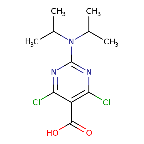 2-[bis(propan-2-yl)amino]-4,6-dichloropyrimidine-5-carboxylic acid