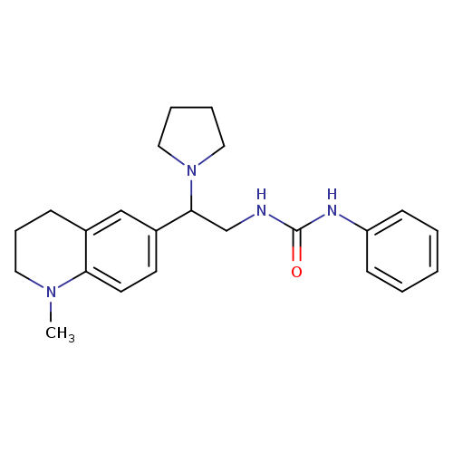 3-[2-(1-methyl-1,2,3,4-tetrahydroquinolin-6-yl)-2-(pyrrolidin-1-yl)ethyl]-1-phenylurea
