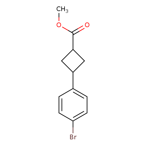 Methyl 3-(4-bromophenyl)cyclobutanecarboxylate