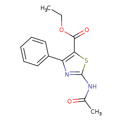 ethyl 2-methylcarboxamido-4-phenyl-1,3-thiazole-5-carboxylate