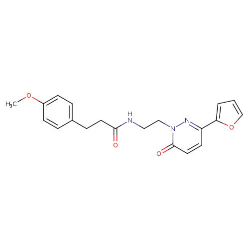 N-{2-[3-(furan-2-yl)-6-oxo-1,6-dihydropyridazin-1-yl]ethyl}-3-(4-methoxyphenyl)propanamide