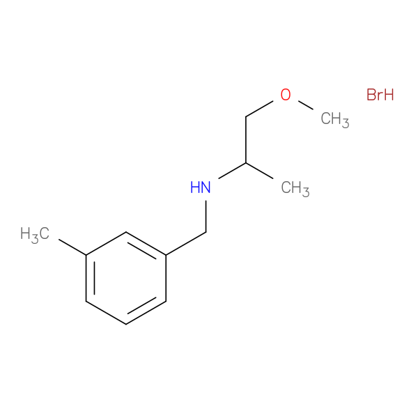 (2-METHOXY-1-METHYL-ETHYL)-(3-METHYL-BENZYL)-AMINE HYDROBROMIDE