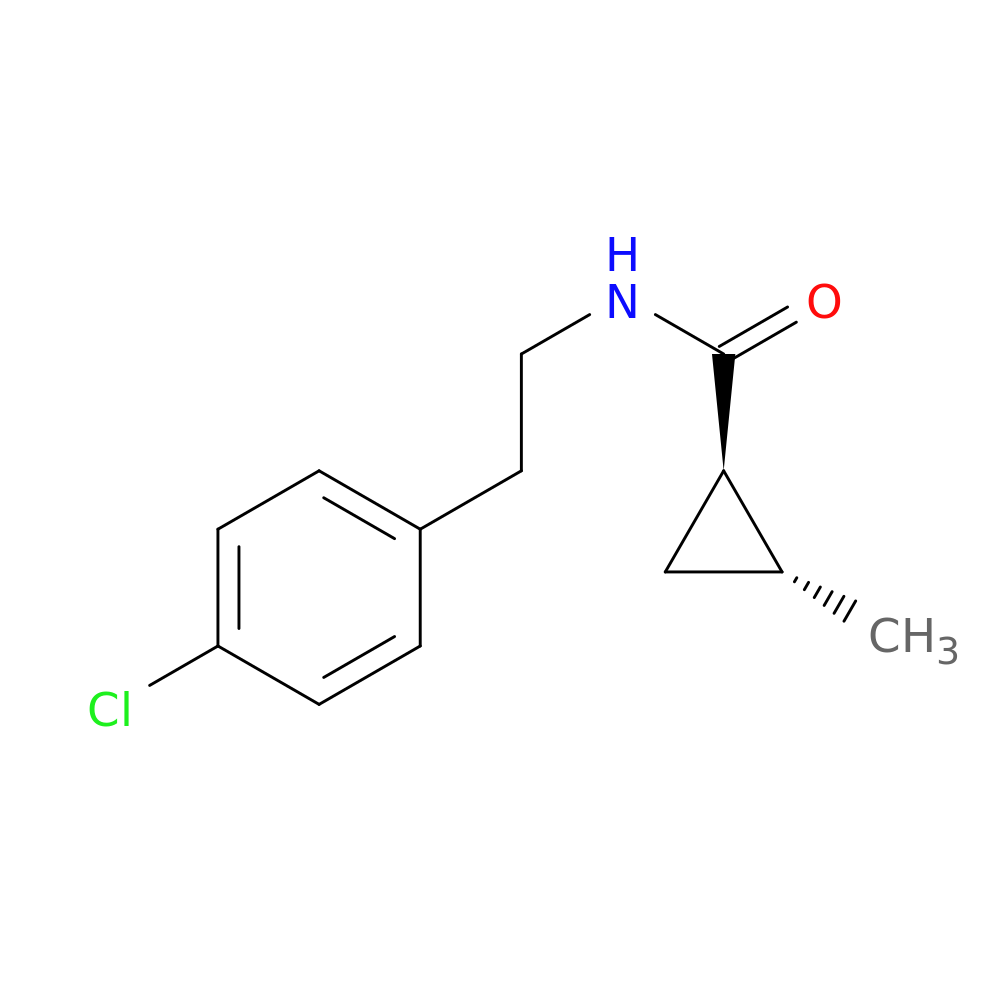 (1R,2R)-N-[2-(4-chlorophenyl)ethyl]-2-methylcyclopropane-1-carboxamide
