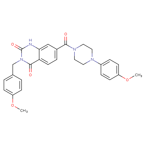 3-[(4-methoxyphenyl)methyl]-7-[4-(4-methoxyphenyl)piperazine-1-carbonyl]-1,2,3,4-tetrahydroquinazoline-2,4-dione