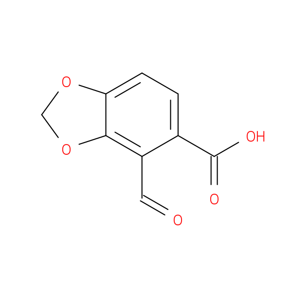 4-formyl-1,3-dioxaindane-5-carboxylic acid