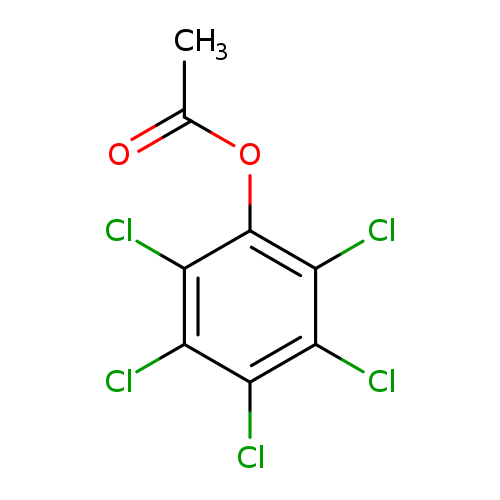 Phenol, 2,3,4,5,6-pentachloro-, 1-acetate