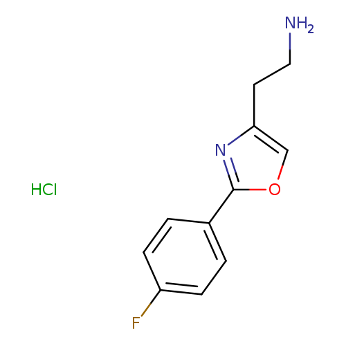 2-[2-(4-Fluorophenyl)-1,3-oxazol-4-yl]ethan-1-amine hydrochloride