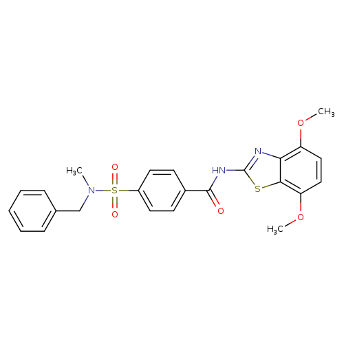 4-[benzyl(methyl)sulfamoyl]-N-(4,7-dimethoxy-1,3-benzothiazol-2-yl)benzamide
