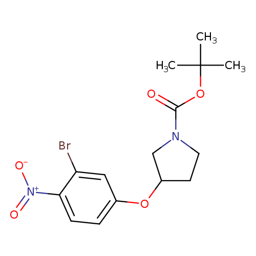 tert-Butyl 3-(3-bromo-4-nitrophenoxy)pyrrolidine-1-carboxylate