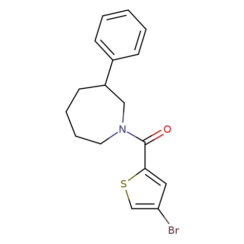 1-(4-bromothiophene-2-carbonyl)-3-phenylazepane