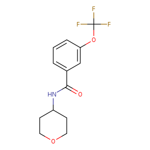 N-(oxan-4-yl)-3-(trifluoromethoxy)benzamide
