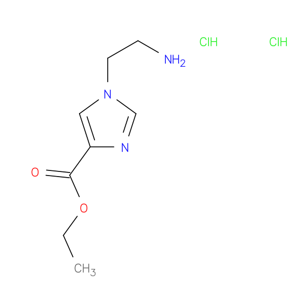 ethyl 1-(2-aminoethyl)-1H-imidazole-4-carboxylate dihydrochloride