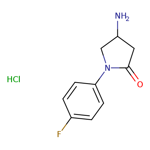 4-Amino-1-(4-fluorophenyl)pyrrolidin-2-one hydrochloride