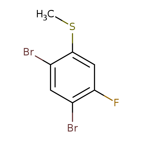 Benzene, 1,5-dibromo-2-fluoro-4-(methylthio)-