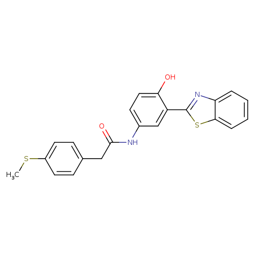 N-[3-(1,3-benzothiazol-2-yl)-4-hydroxyphenyl]-2-[4-(methylsulfanyl)phenyl]acetamide