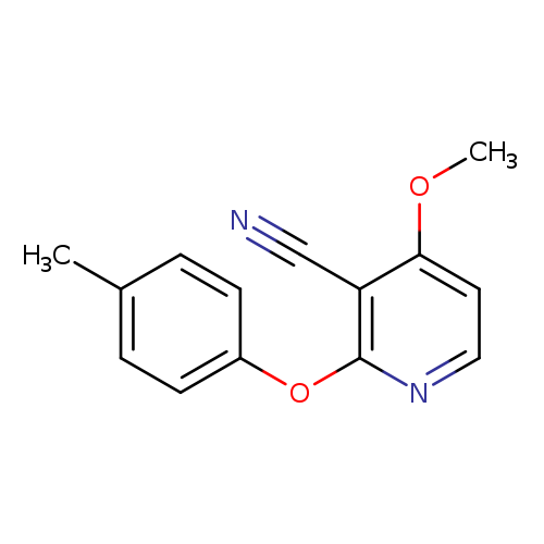 4-methoxy-2-(4-methylphenoxy)pyridine-3-carbonitrile