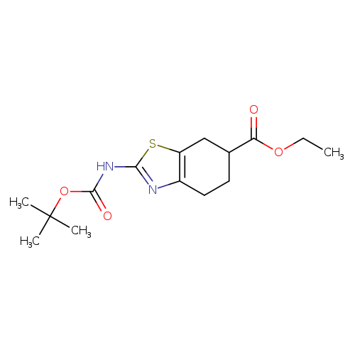 2-tert-Butoxycarbonylamino-4,5,6,7-tetrahydro-benzothiazole-6-carboxylic acid ethyl ester