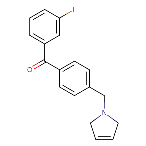 (4-((2,5-Dihydro-1H-pyrrol-1-yl)methyl)phenyl)(3-fluorophenyl)methanone
