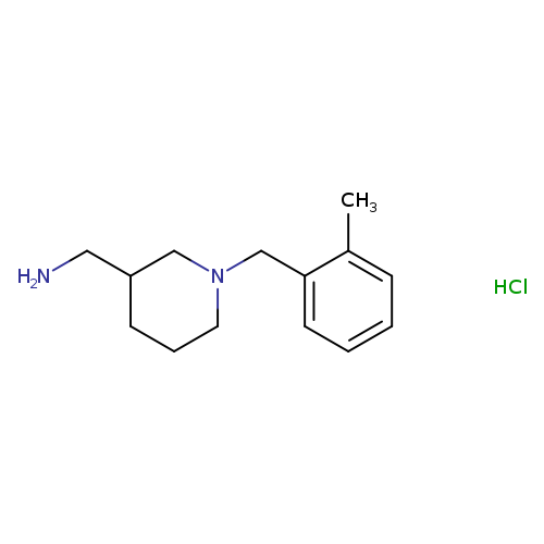 3-Piperidinemethanamine, 1-[(2-methylphenyl)methyl]-, hydrochloride (1:1)