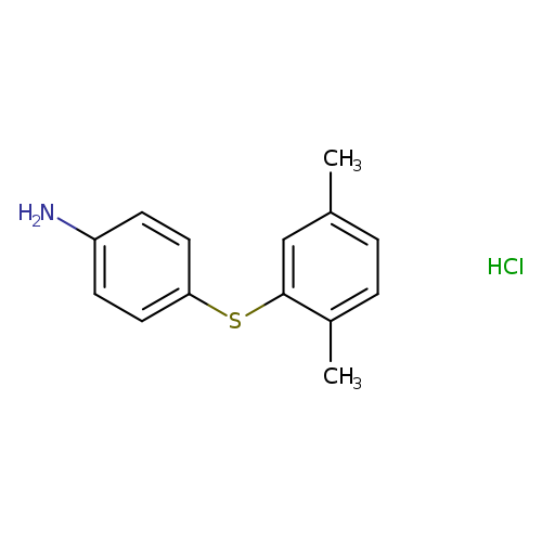 4-[(2,5-dimethylphenyl)sulfanyl]aniline hydrochloride