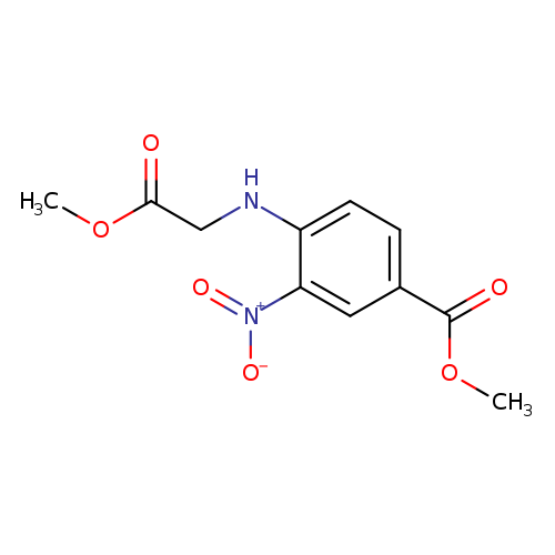 Methyl 4-[(2-methoxy-2-oxoethyl)amino]-3-nitrobenzoate