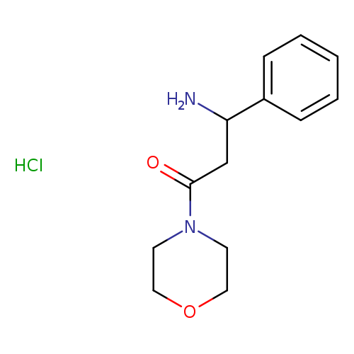 3-amino-1-(morpholin-4-yl)-3-phenylpropan-1-one hydrochloride