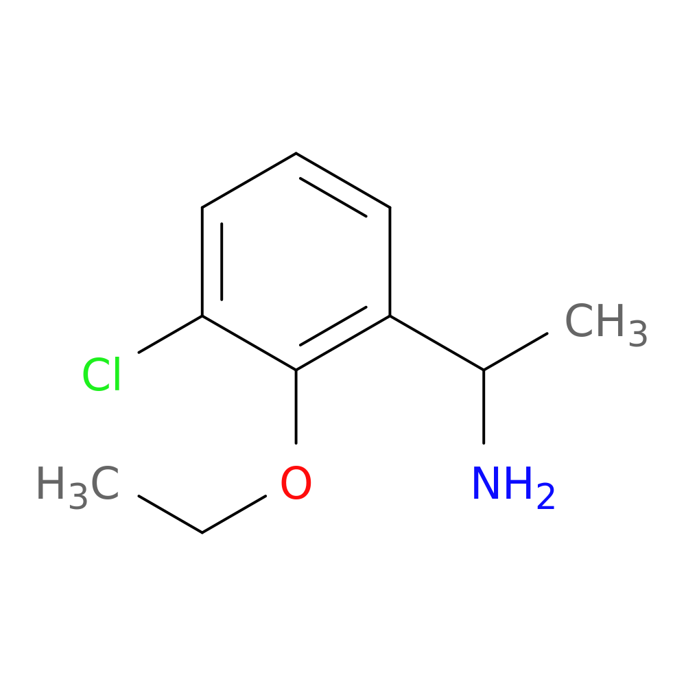 1-(3-Chloro-2-ethoxyphenyl)ethan-1-amine