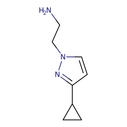 1H-Pyrazole-1-ethanamine, 3-cyclopropyl-