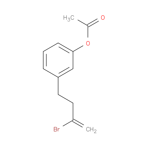 4-(3-Acetoxyphenyl)-2-bromo-1-butene