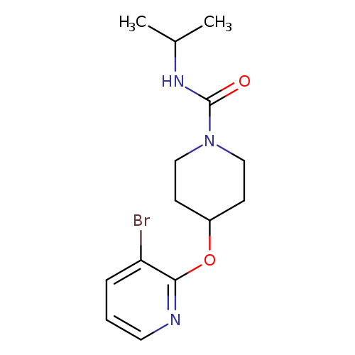 4-[(3-bromopyridin-2-yl)oxy]-N-(propan-2-yl)piperidine-1-carboxamide