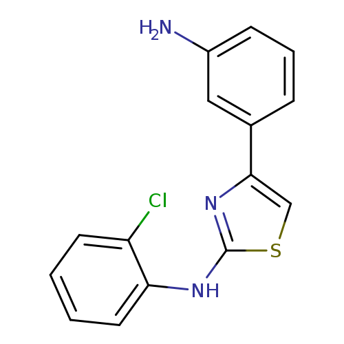 4-(3-aminophenyl)-N-(2-chlorophenyl)-1,3-thiazol-2-amine