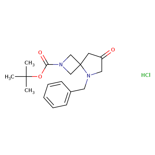 tert-butyl 5-benzyl-7-oxo-2,5-diazaspiro[3.4]octane-2-carboxylate hydrochloride