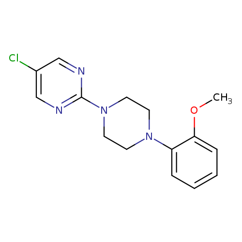 5-chloro-2-[4-(2-methoxyphenyl)piperazin-1-yl]pyrimidine