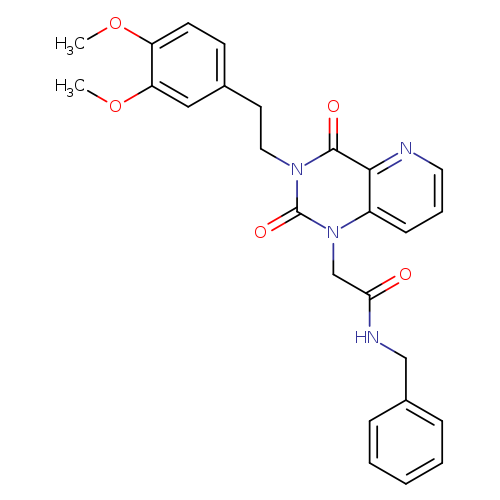 N-benzyl-2-{3-[2-(3,4-dimethoxyphenyl)ethyl]-2,4-dioxo-1H,2H,3H,4H-pyrido[3,2-d]pyrimidin-1-yl}acetamide